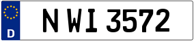 Truck License Plate